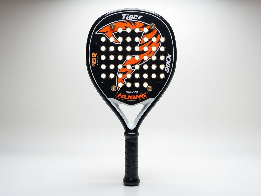 Wholesale Tiger White Padel Racket Supplier